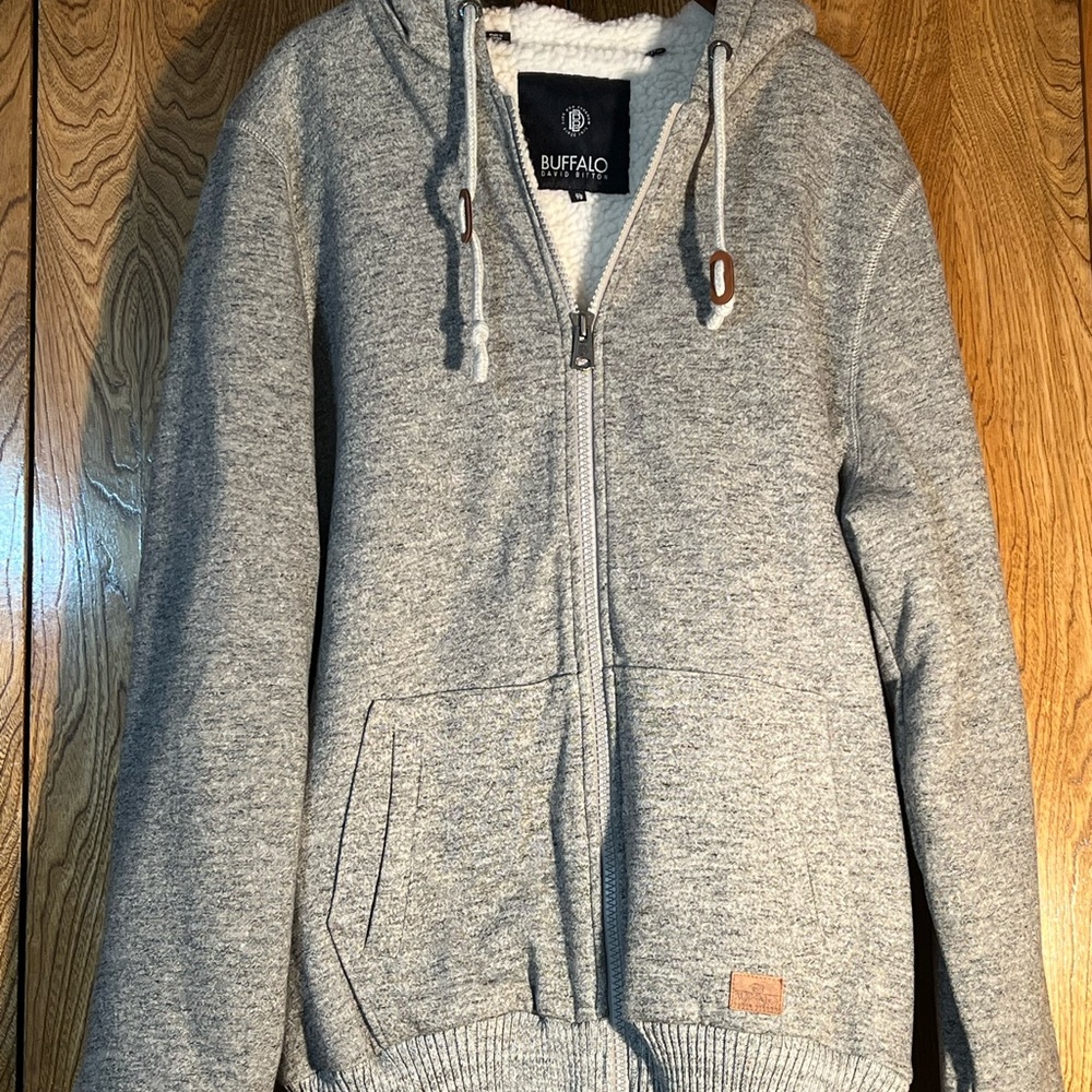 BUFFALO David Bitton sherpa jacket XL NWOT